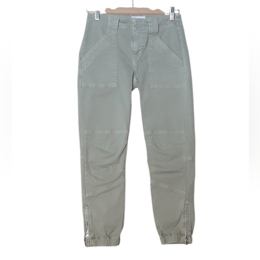 Frame Olive Green Jeans. Size 24